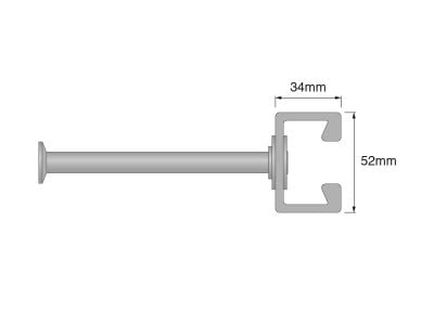 AC-G 52/34 Hot-Rolled Cast-In Anchor Channel, HDG